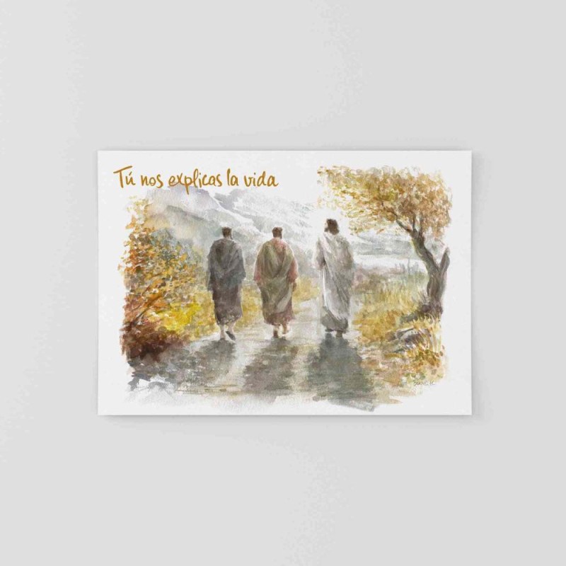 Tarjeta: Emaús Tú nos explicas la vida · TAR-018 · ARTE8001