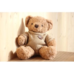 Osito marrón con jersey 25cm Pel24