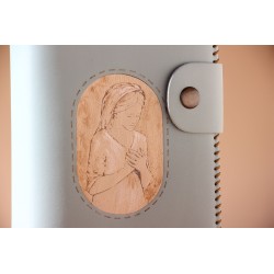 Funda de breviario pintado a mano de la Bella Patora BRE002 · ARTE10203