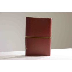 Funda para libro. Rojo oscuro. ARTESANO. Fun-lib-Roj ·AFva10421