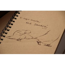 107-HEMORROÍSA. A5 espiral kraft con elástico natural. HEM-204 · PAP107