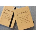 Shemá | Cuaderno A7 kraft con lápiz