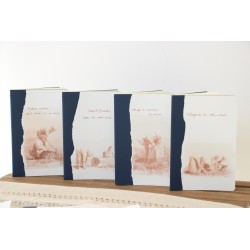 405-PADRE NUESTRO. Santificado sea tu nombre. ACUARELA A5 kraft finito con marcapáginas. PAD-2-507 ·