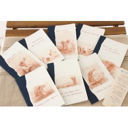 405-PADRE NUESTRO. Perdona nuestras ofensas. ACUARELA A5 kraft finito con marcapáginas. PAD-6-507 ·