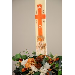 Cirio Cierva. PINTADO A MANO. CiP003