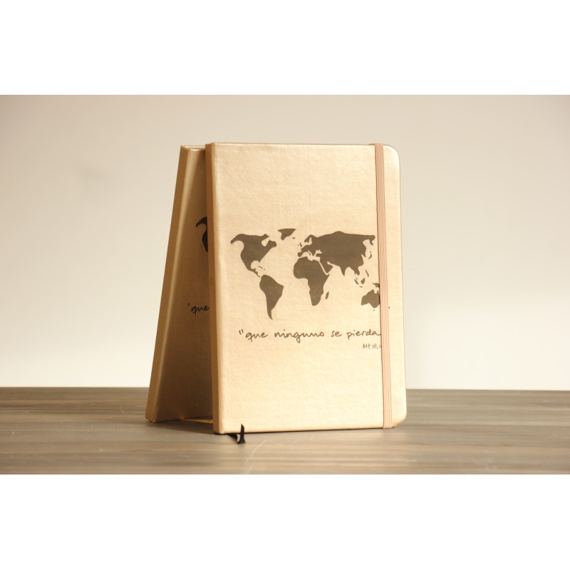502-QUE NINGUNO SE PIERDA. A5 polipiel-Dorado. QUE-205-DOR · PAP502