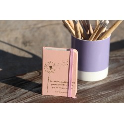 307-PALABRAS TIERNAS. A7 polipiel-Rosa pastel. PAL-002-RSp · PAP307