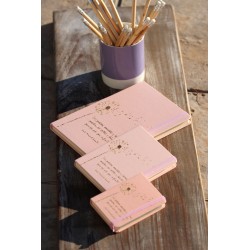 307-PALABRAS TIERNAS. A6 polipiel-Rosa pastel. PAL-102-RSp · PAP307