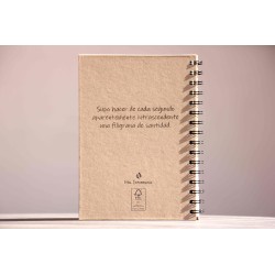 705-PACIENCIA CREADORA. A5 espiral kraft-KRAFT. PAC-208-KRA · PAP705