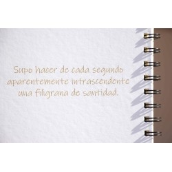 705-PACIENCIA CREADORA. A5 espiral kraft-Blanco. PAC-208-BLA · PAP705