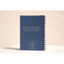 705-PACIENCIA CREADORA. A5 espiral kraft-Azul. PAC-208-AZU · PAP705