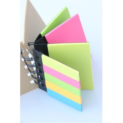 501-PEREGRINO ORADO. Mini kraft con post it espiral. PER-003 · PAP7010