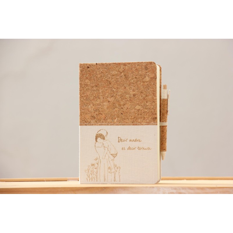 10-DECIR MADRE ES DECIR TERNURA. A5 Corcho-lino natural - MAD-218-NAT · PAP10