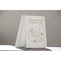 24-DEJAD QUE LOS NIÑOS SE ACERQUEN A MÍ. A5 polipiel-Blanco. DEJ-205-BLA · PAP24