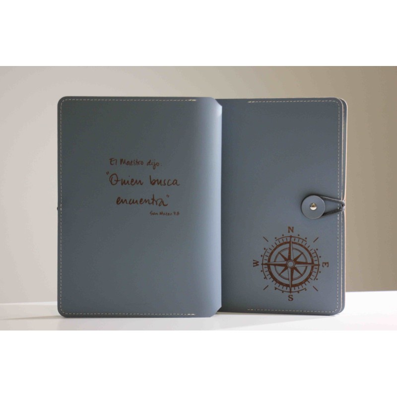 206- EL MAESTRO DIJO: Quien busca encuentra. A5 Azul. BUS-700-TEM · PAP1003a