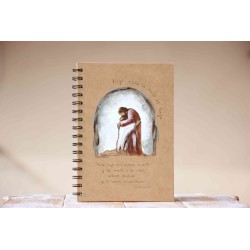 108-HIJO PRÓDIGO. PINTADO A MANO. A5 espiral kraft-KRAFT. PRO-208-KRA-pin · PAP108