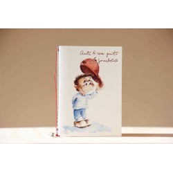 36-ANTE TI ME QUITO EL SOMBRERO. HECHO A MANO. Cuaderno cosido A6. SOM-115 · PAP36