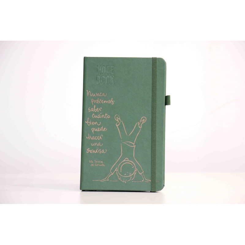 18-NUNCA PODREMOS SABER CUANTO BIEN PUEDE HACER.... A5 polipiel-Verde. SON-220-VER