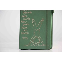 18-NUNCA PODREMOS SABER CUANTO BIEN PUEDE HACER.... A5 polipiel-Verde. SON-220-VER