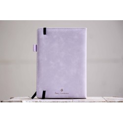 19-NO ME QUIERAS SIEMPRE QUIEREME CADA DIA DE TU VIDA . A5. Polipiel-Morado pastel. ELE-215-MOp