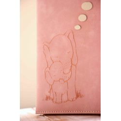 19-NO ME QUIERAS SIEMPRE QUIEREME CADA DIA DE TU VIDA . A5. Polipiel-Rosa. ELE-215-ROS