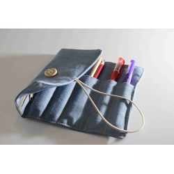 Estuche lino BEP Azul. ARTESANO. EST-lin-AZU · PAP4008