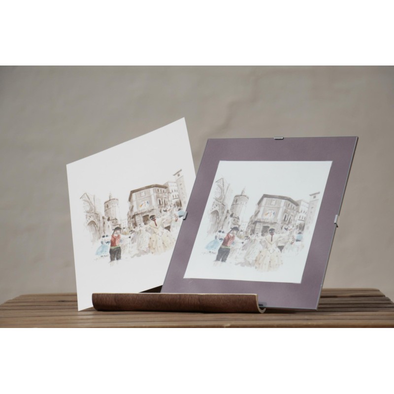 Repr. -Valencia: La plaza de la Virgen - AcuaVal1301