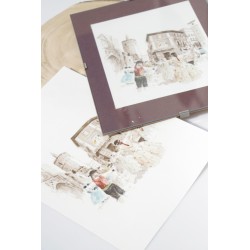 Repr. -Valencia: La plaza de la Virgen - AcuaVal1301