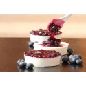 Tartaleta queso con arándanos
