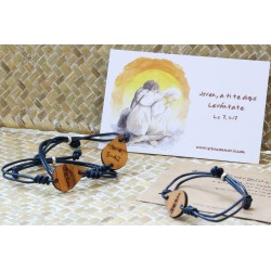 Pulsera gota 102 azul. Iesu. Mod0102az