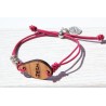 Pulsera gota 107 rosa. Iesu. Mod0107ros