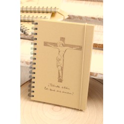 602-DONDE ESTAN LOS QUE ME AMAN. A5 espiral kraft con elástico natural. DON-204 · PAP602