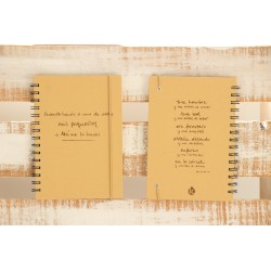 106-A MI ME LO HICISTEIS. A5 espiral kraft con elástico natural. AMI-204 · PAP106