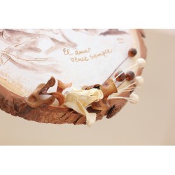 Icono del Nacimiento - 2201 El amor vence siempre. PINTADO A MANO · ICO2201 · ARTE2201