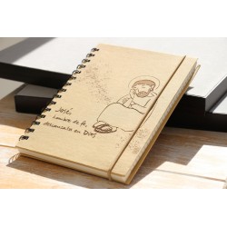 703-JOSÉ, HOMBRE DE FE. A5 espiral kraft con elástico natural. JOS-204 · PAP703