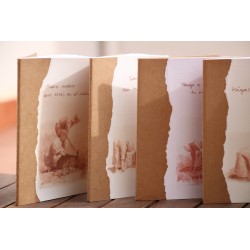 405-PADRE NUESTRO. Padre nuestro q estás en el cielo. ACUARELA A5 kraft cosido. PAD-1-505 · PAP405