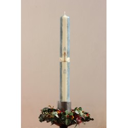 Cirio Ancla 7*70. PINTADO A MANO. CiP001-7