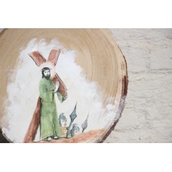 II ESTACIÓN con nombre. Jesús carga con la cruz. VIA-2T