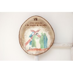 VIII ESTACIÓN con nombre. Jesús consuela a las mujeres de Jerusalén. VIA-8T