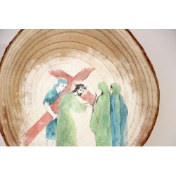 VIII ESTACIÓN con nombre. Jesús consuela a las mujeres de Jerusalén. VIA-8T