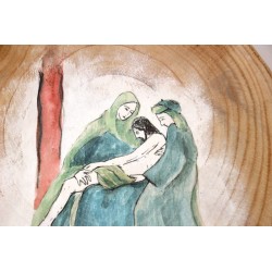 XIII ESTACIÓN con nombre. Jesús en brazos de su Madre. VIA-13T