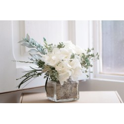 Maran de hortensias - azul verdoso. FL005a