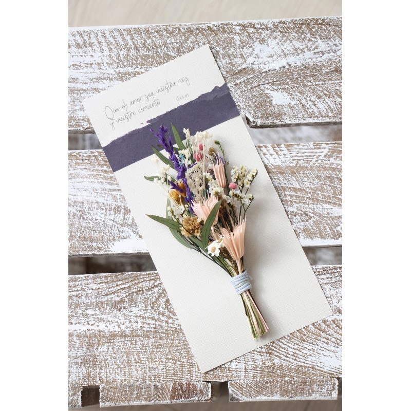 TARJETA FLOR Que el amor sea vuestra raíz.... QTj021 · FLOR3001