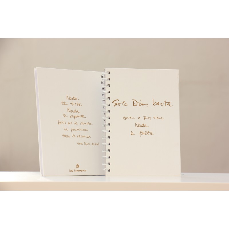 304-NADA TE TURBE. A5 espiral kraft-Blanco. NAD-208-BLA · PAP304