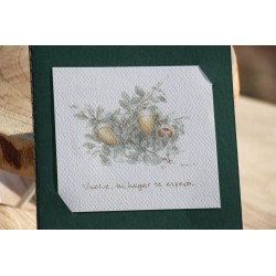 3-VUELVE, TU HOGAR TE ESPERA. ACUARELA A5 kraft cosido- finito-Verde. HOG-506-VER · PAP3