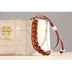 Pulsera dec olivo trenzada 1126