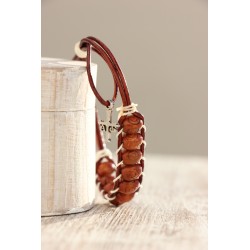 Pulsera dec olivo trenzada 1126