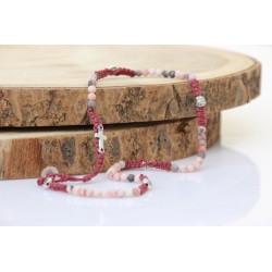 Brazalete piedra rosa 1416 /5/