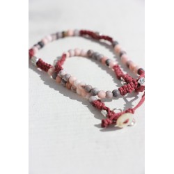 Brazalete piedra rosa 1416 /5/