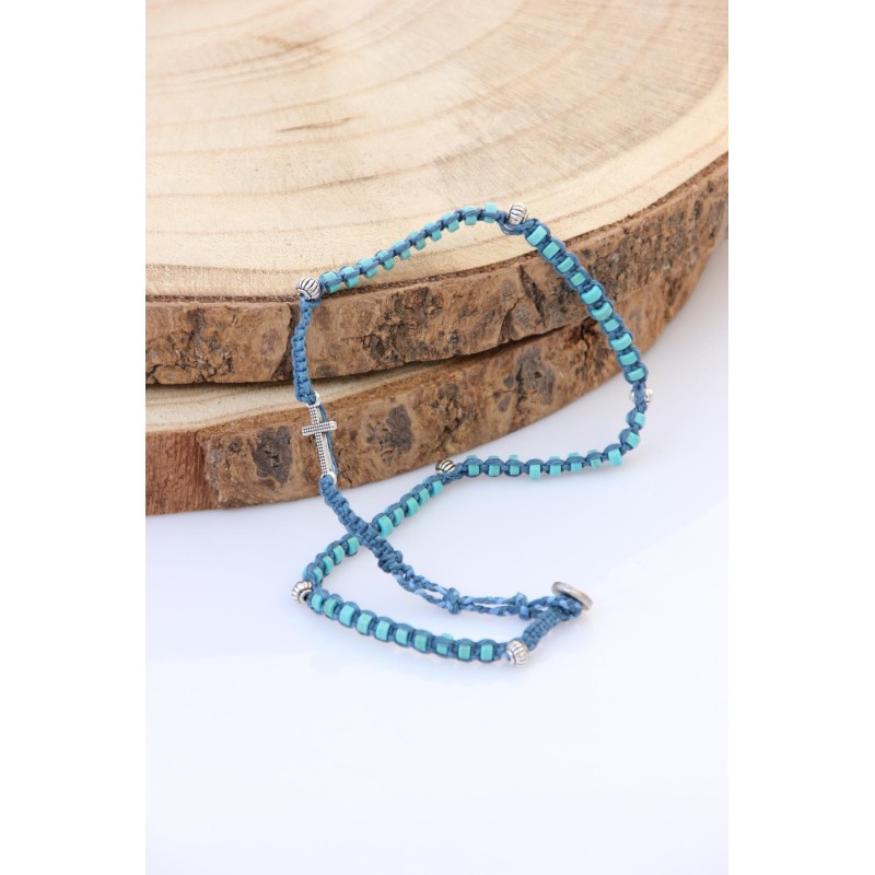 Brazalete piedra azul 1417